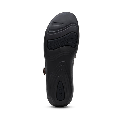 Aetrex Della Mary Jane - Dark Brown