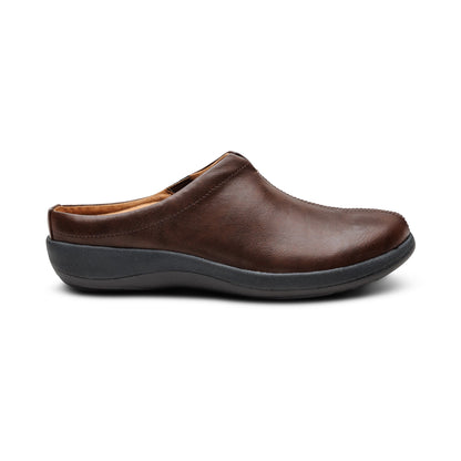 Aetrex Ingrid Slip-On Clog - Dark Brown