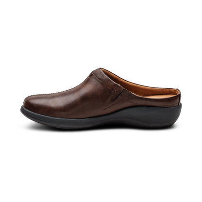 Aetrex Ingrid Slip-On Clog - Dark Brown