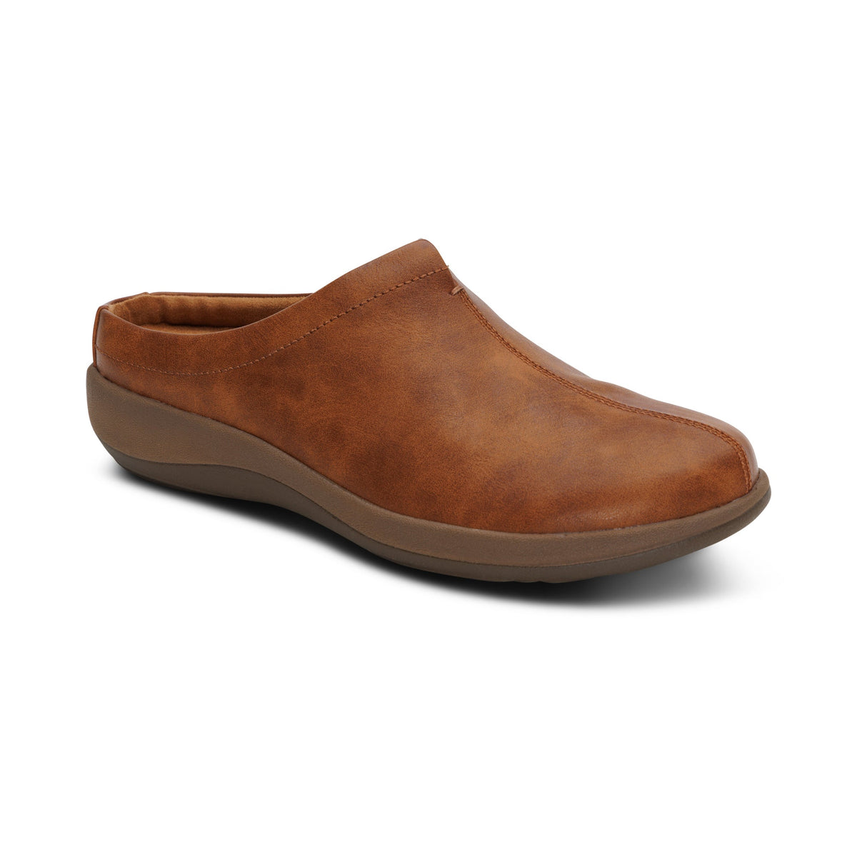 Aetrex Ingrid Slip-On Clog - Cognac