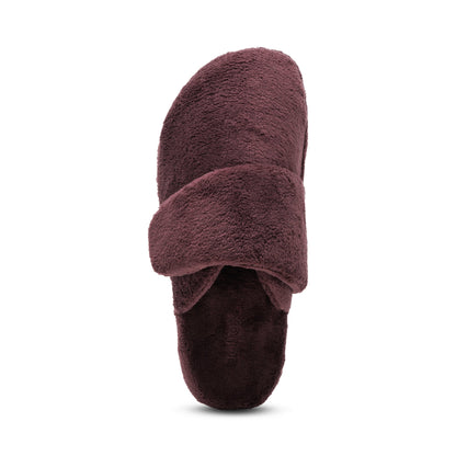 Aetrex Mandy Closed Toe Slipper - Wine