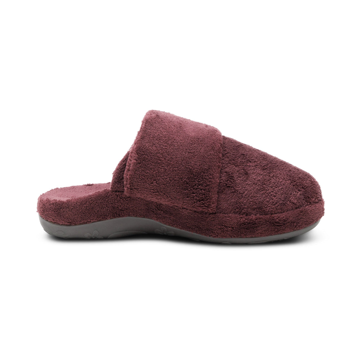 Aetrex Mandy Closed Toe Slipper - Wine