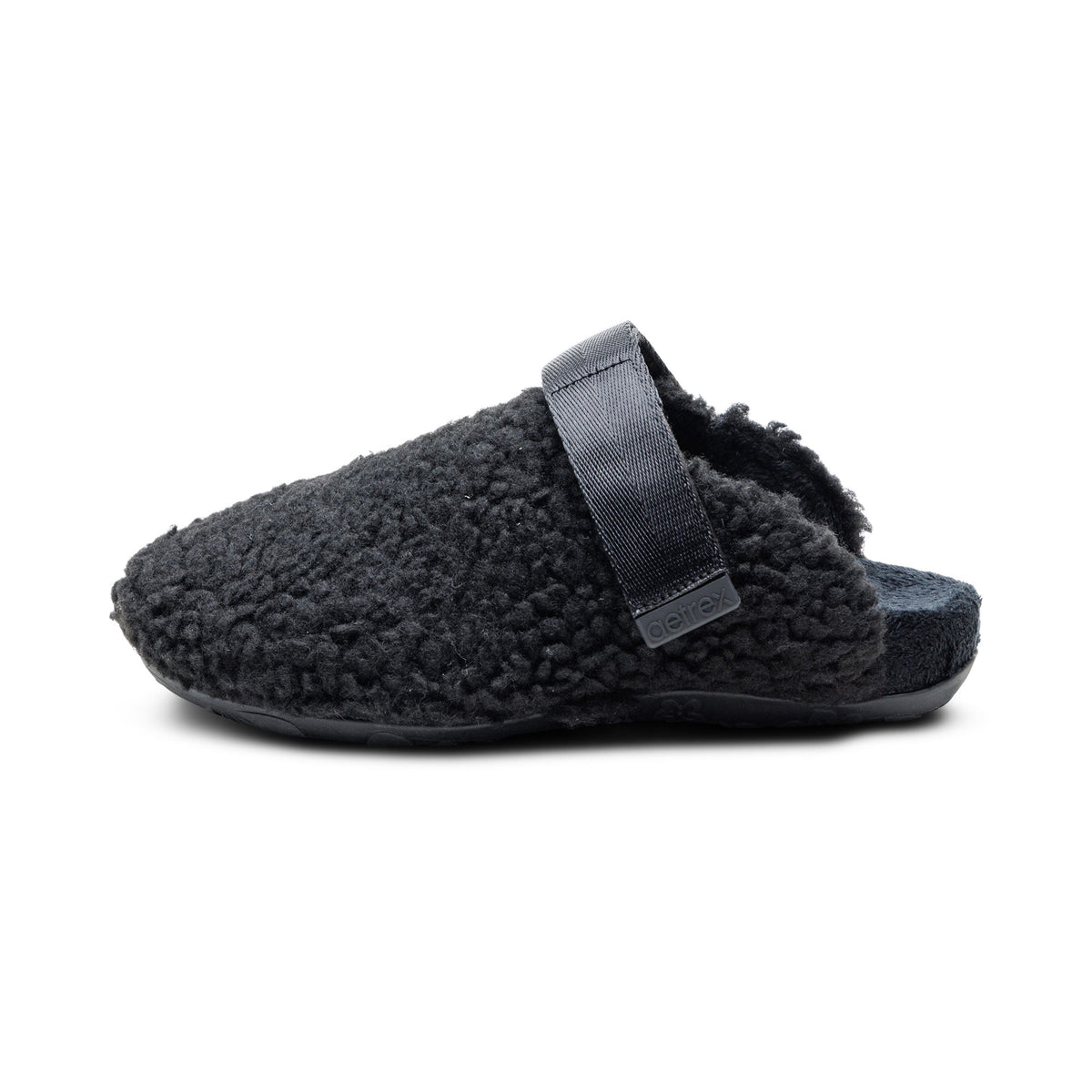 Aetrex Millie Arch Support Slipper - Black
