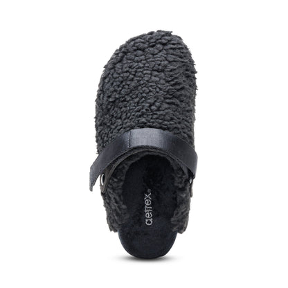 Aetrex Millie Arch Support Slipper - Black