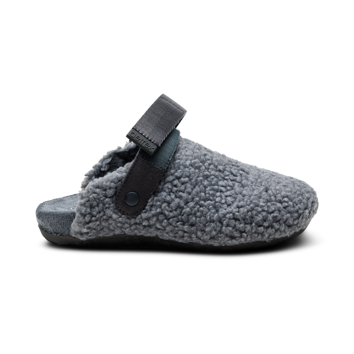 Aetrex Millie Arch Support Slipper - Charcoal