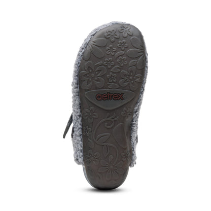 Aetrex Millie Arch Support Slipper - Charcoal