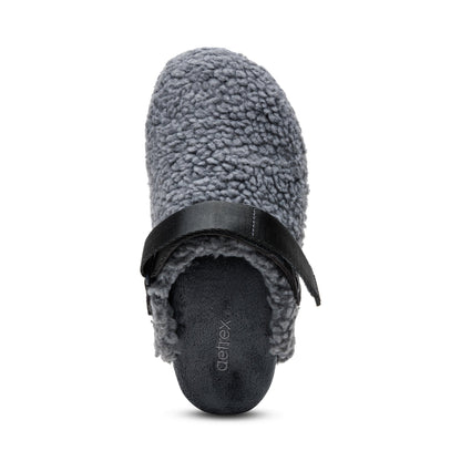 Aetrex Millie Arch Support Slipper - Charcoal