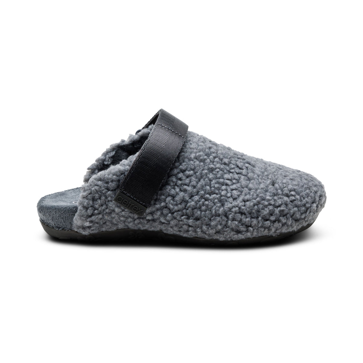Aetrex Millie Arch Support Slipper - Charcoal