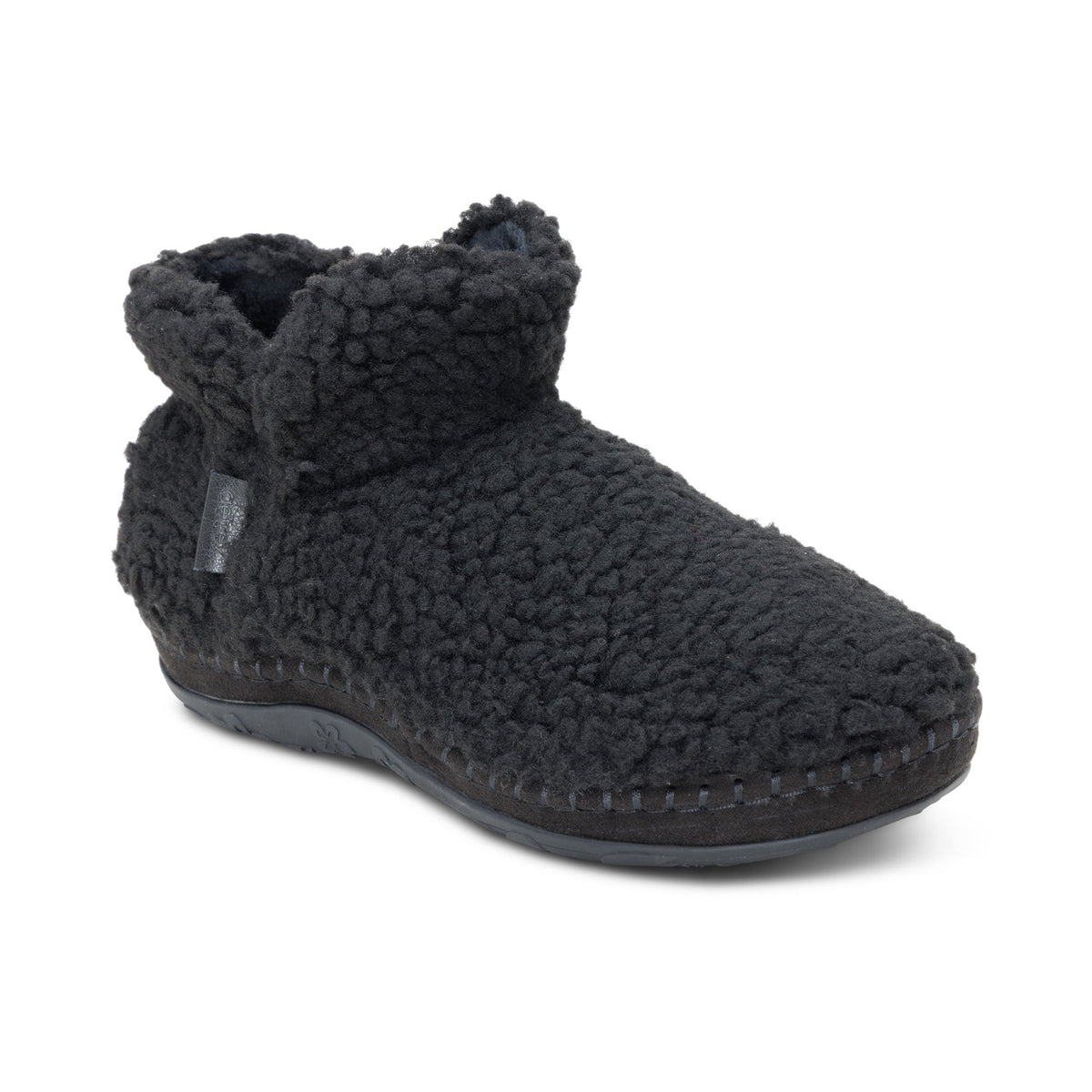 Aetrex Malina Arch Support Slipper - Black