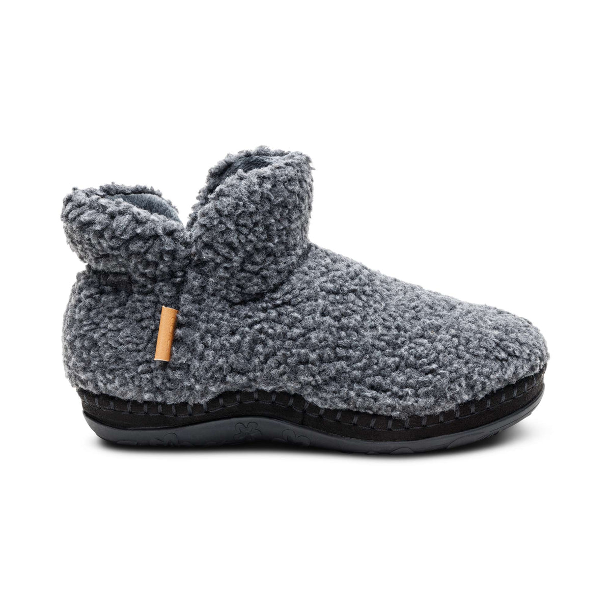 Aetrex Malina Arch Support Slipper - Charcoal