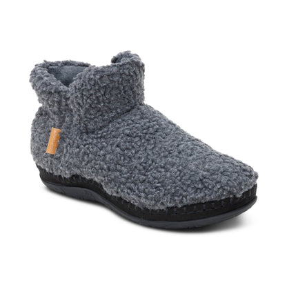 Aetrex Malina Arch Support Slipper - Charcoal