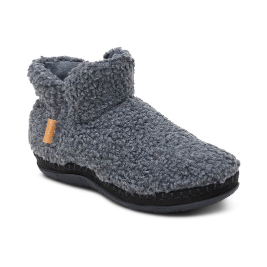 Aetrex Malina Arch Support Slipper - Charcoal