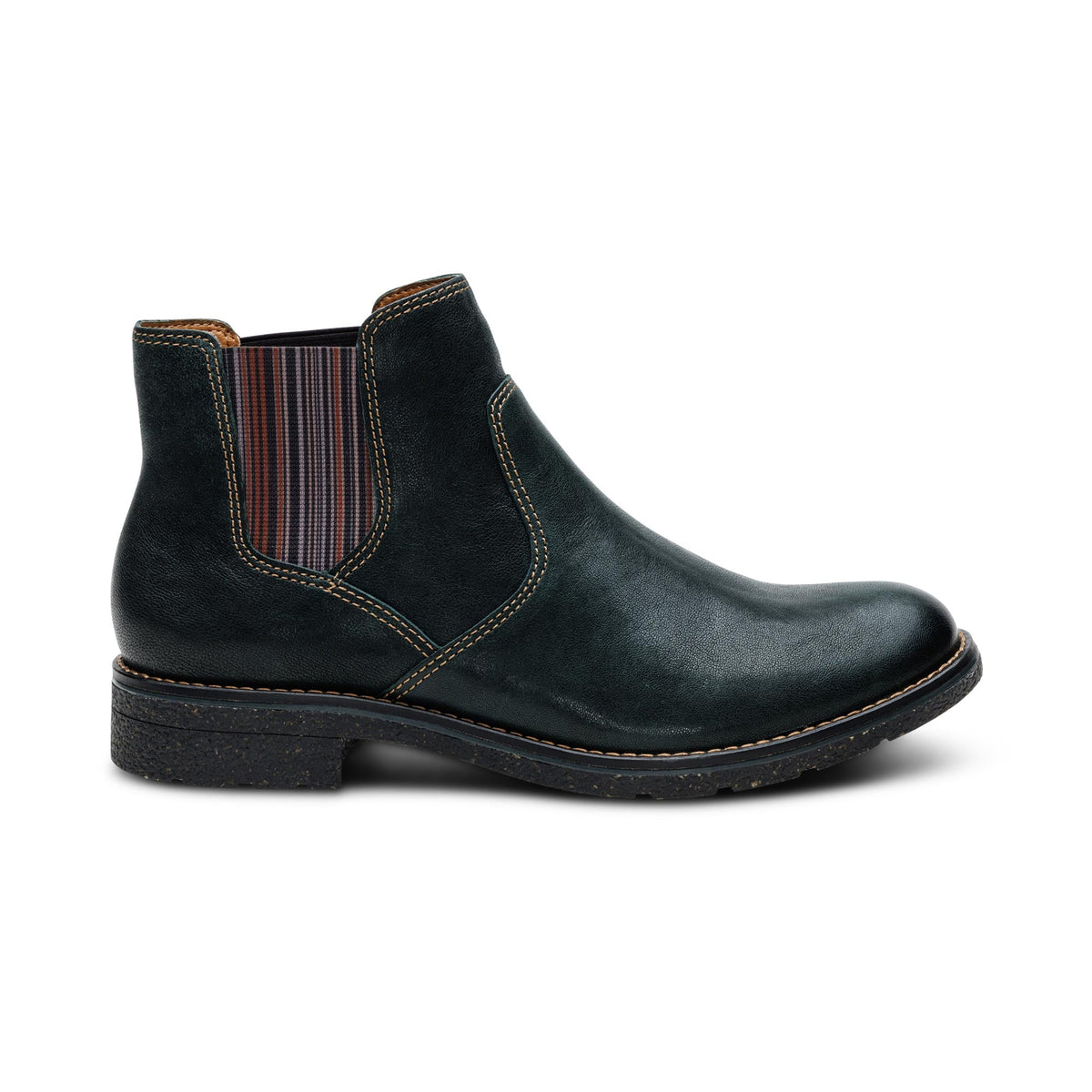 Aetrex Kaylee Arch Support Chelsea Boot - Dark Green