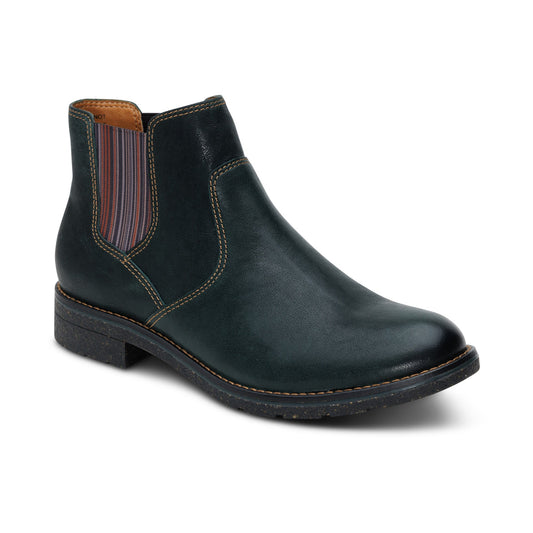 Aetrex Kaylee Arch Support Chelsea Boot - Dark Green