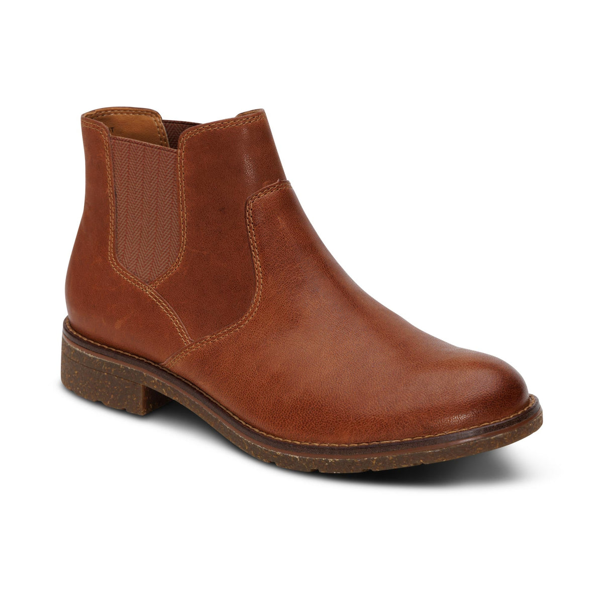 Aetrex Kaylee Arch Support Chelsea Boot - Cognac