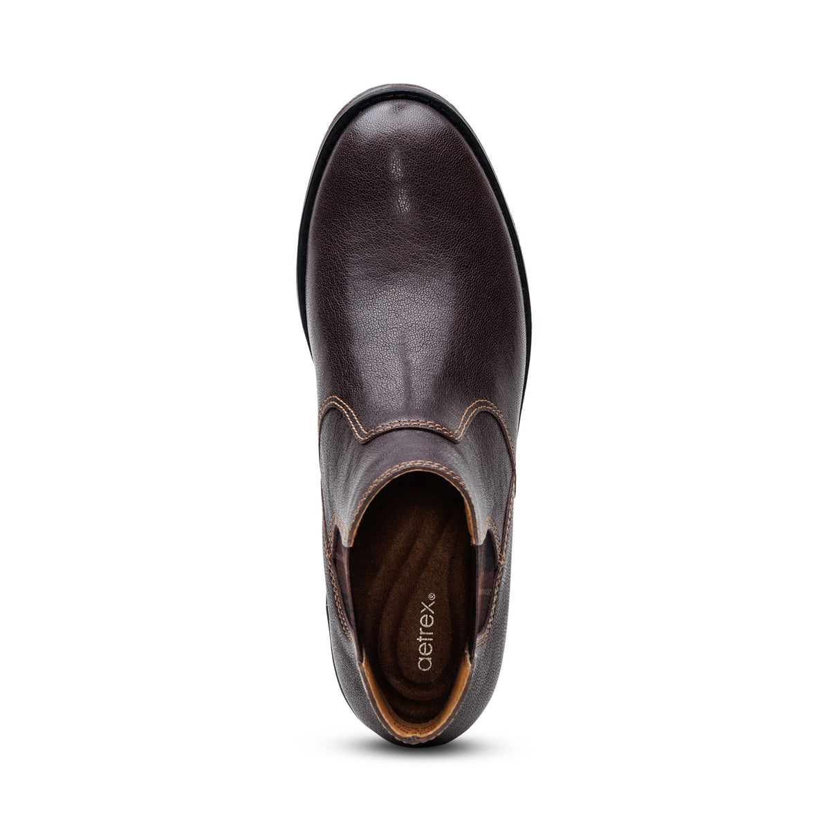 Aetrex Kaylee Arch Support Chelsea Boot - Dark Brown