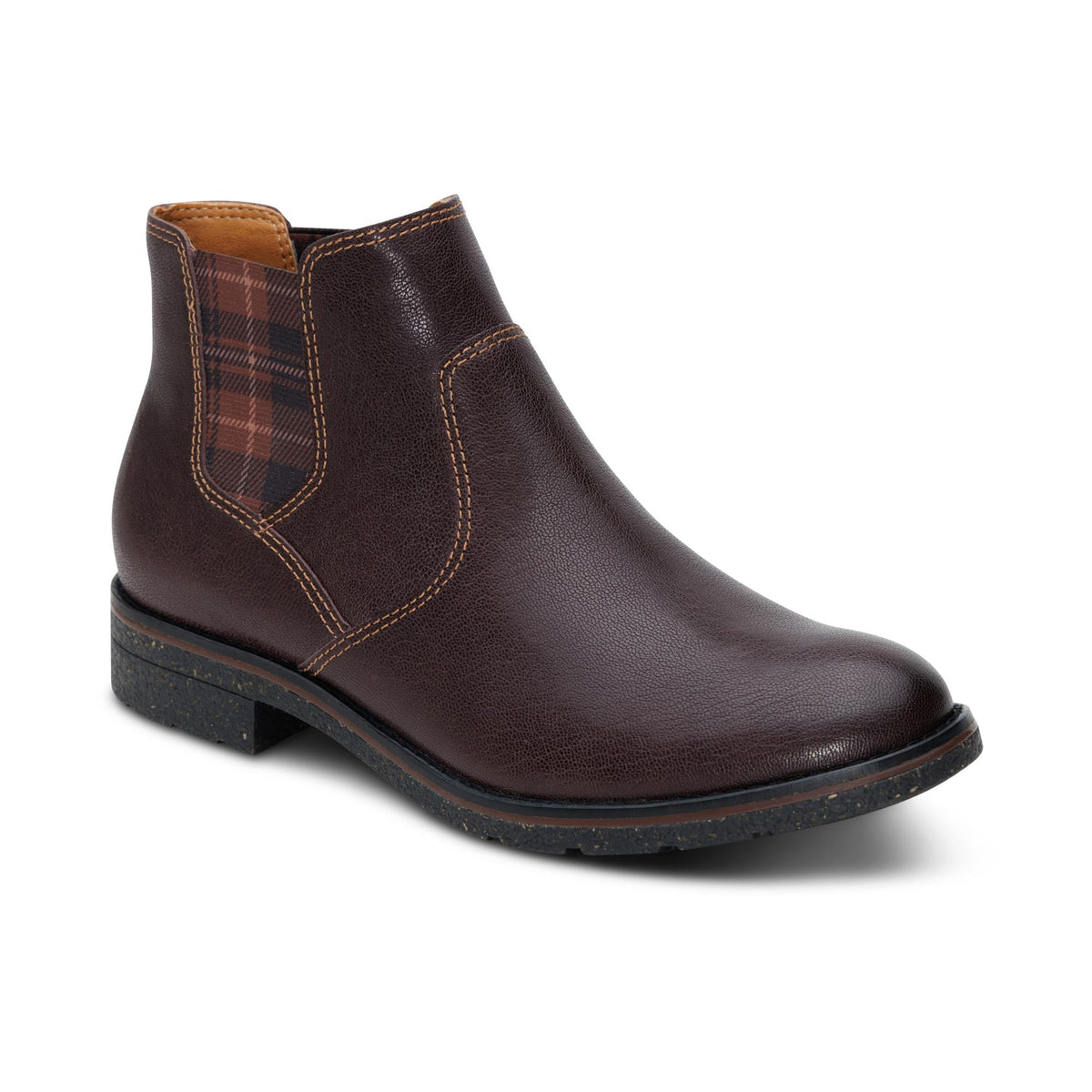 Aetrex Kaylee Arch Support Chelsea Boot - Dark Brown