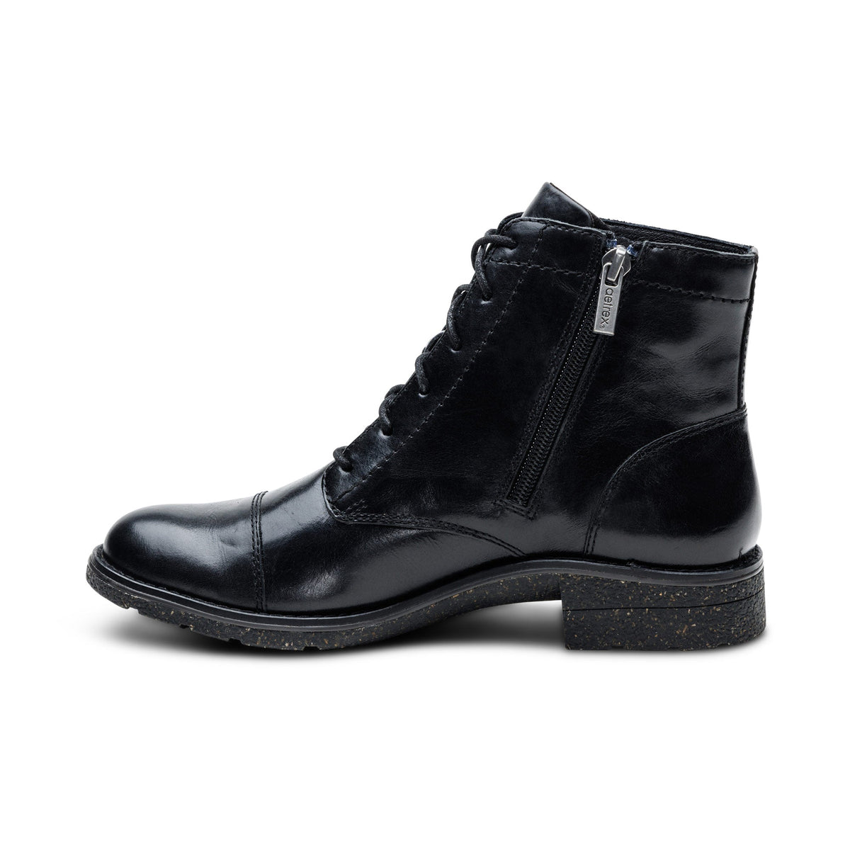 Aetrex Juliet Lace-Up Boot - Black