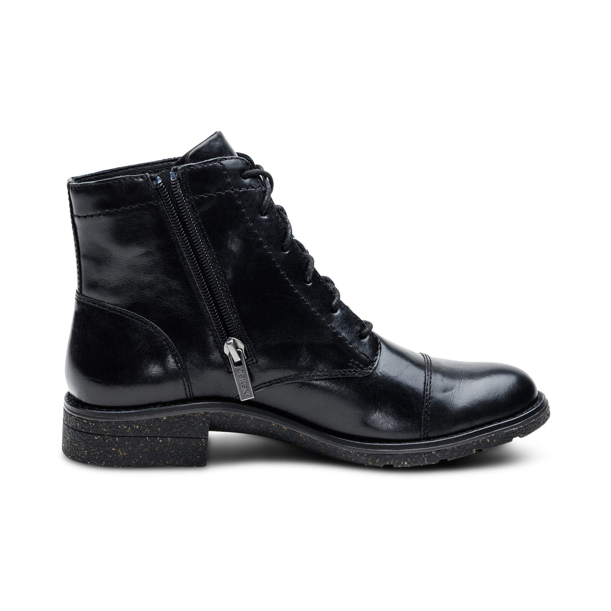 Aetrex Juliet Lace-Up Boot - Black