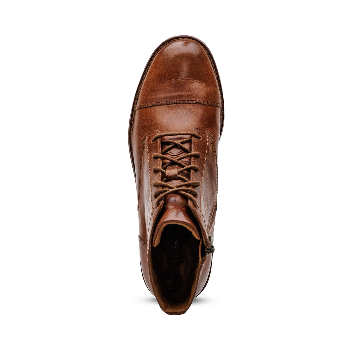 Aetrex Juliet Lace-Up Boot - Cognac