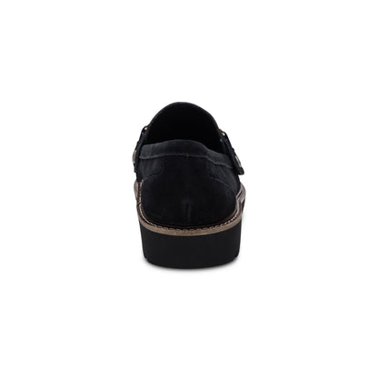 Aetrex Collette Arch Support Loafer - Black Suede