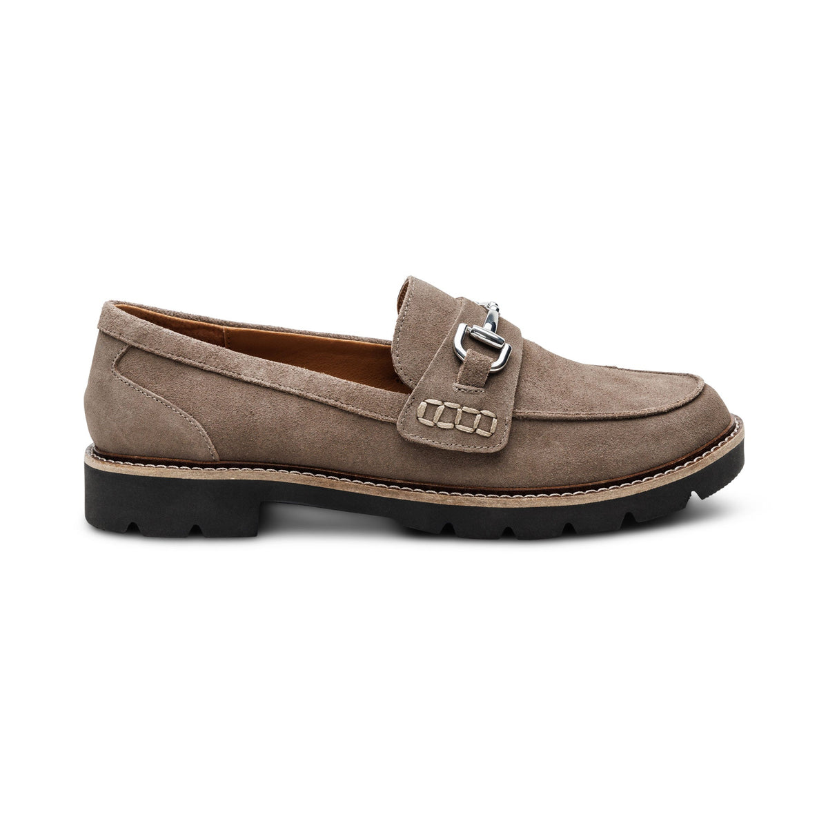 Aetrex Collette Arch Support Loafer - Taupe Suede