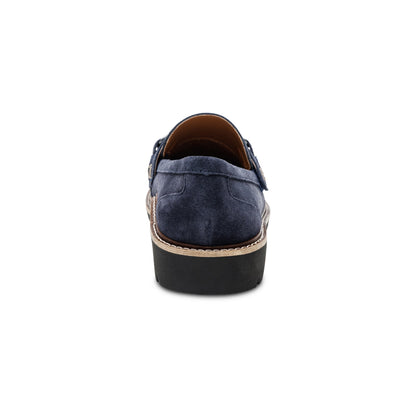 Aetrex Collette Arch Support Loafer - Navy Suede