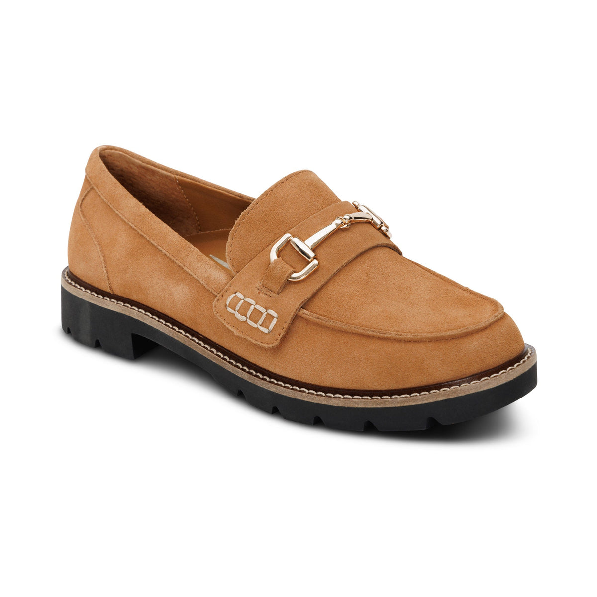 Aetrex Collette Arch Support Loafer - Tan Suede