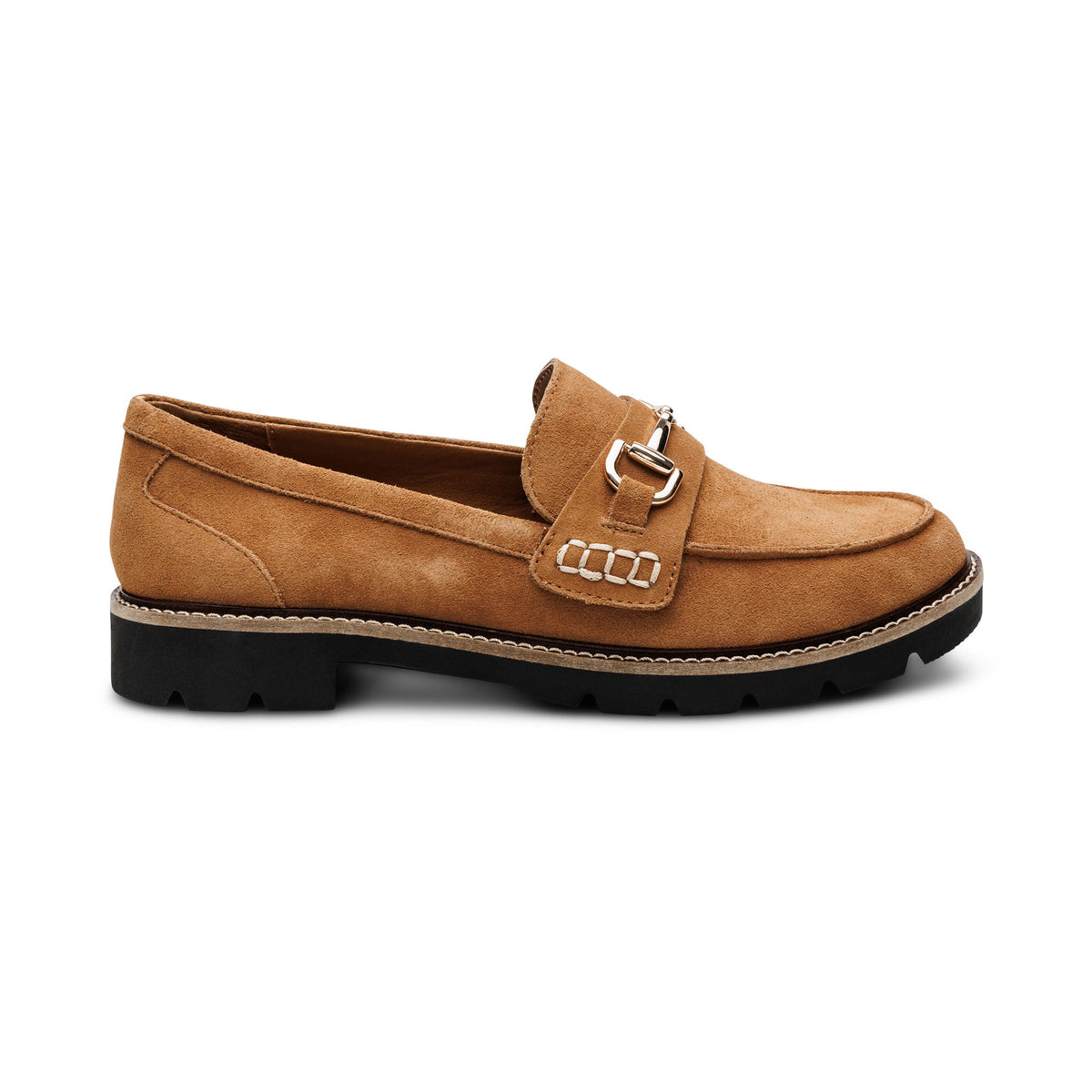 Aetrex Collette Arch Support Loafer - Tan Suede