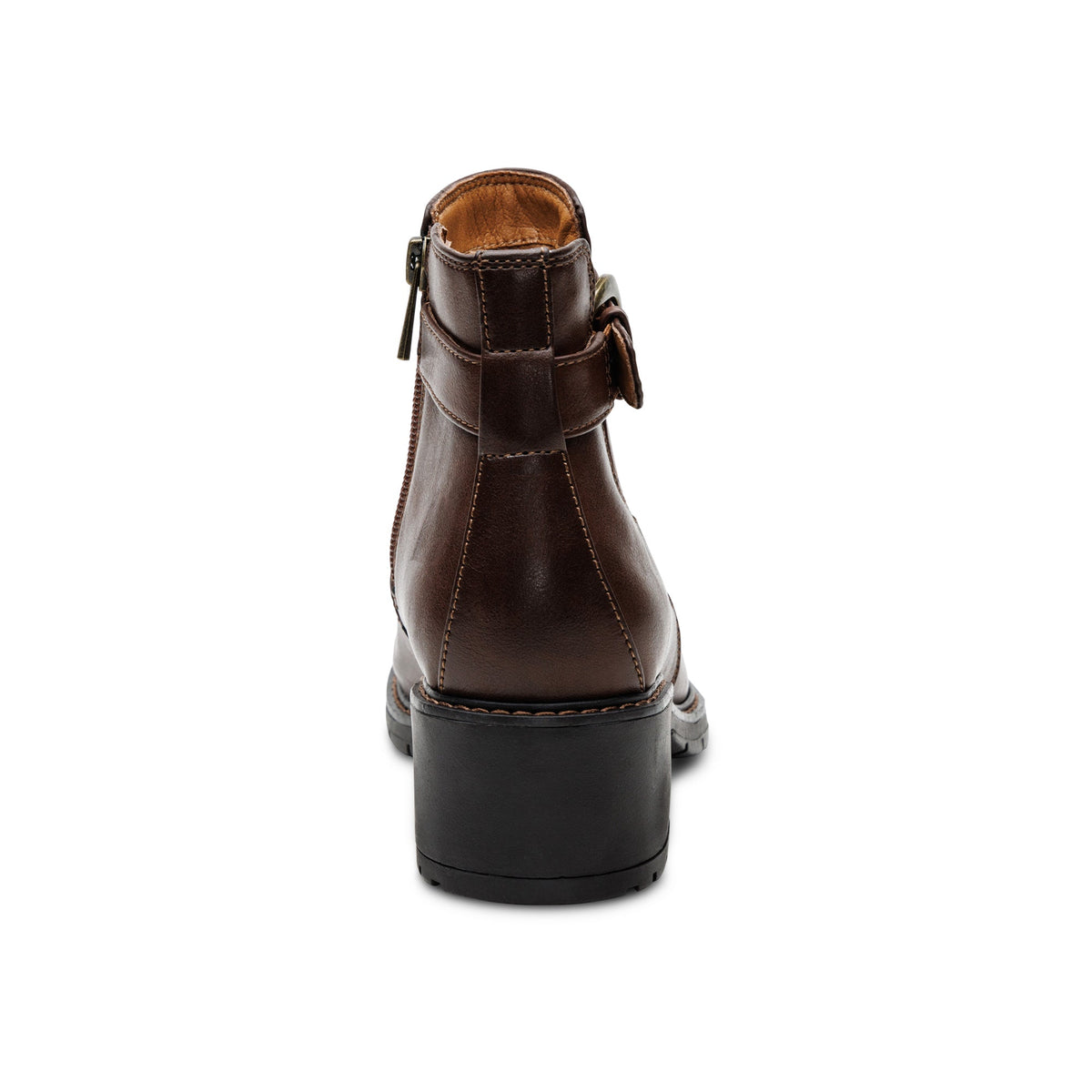 Aetrex Layla Side Zip Boot - Dark Brown