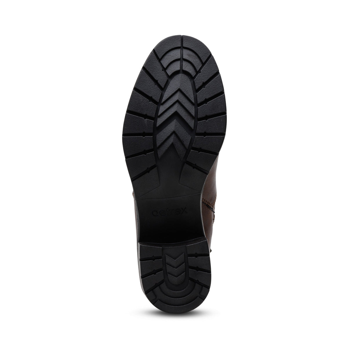 Aetrex Layla Side Zip Boot - Dark Brown