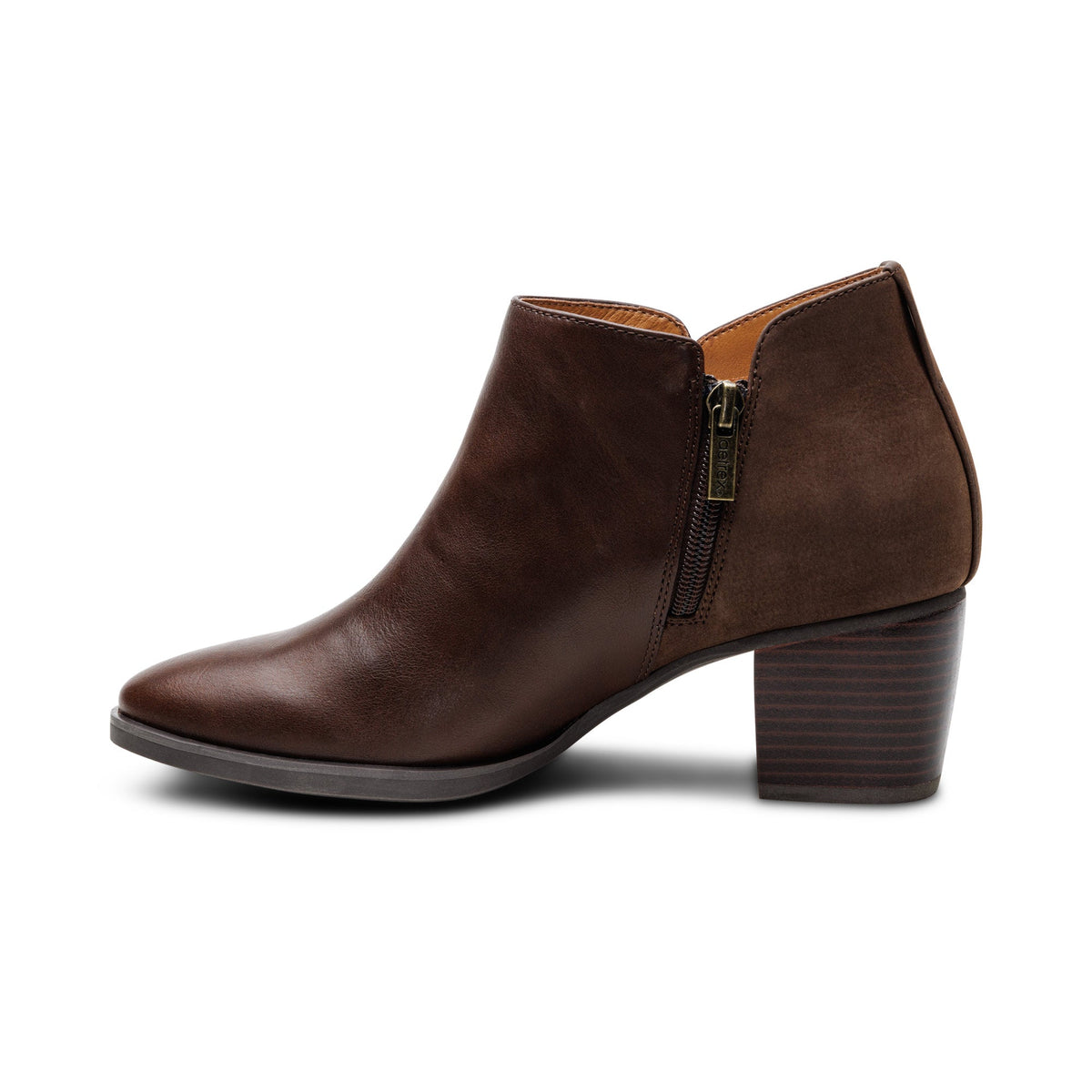Aetrex Victoria Short Bootie - Dark Brown