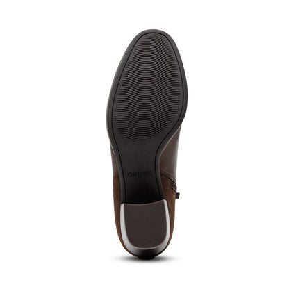 Aetrex Victoria Short Bootie - Dark Brown