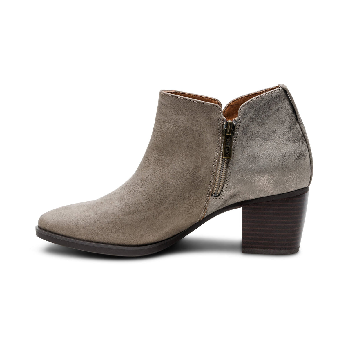 Aetrex Victoria Short Bootie - Taupe