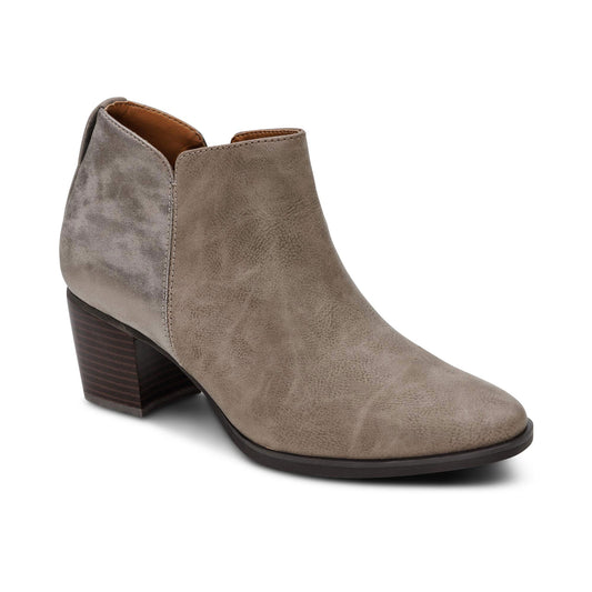 Aetrex Victoria Short Bootie - Taupe