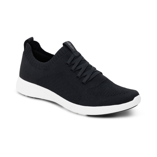 Aetrex Jocelyn Knit Slip-On Sneaker - Black