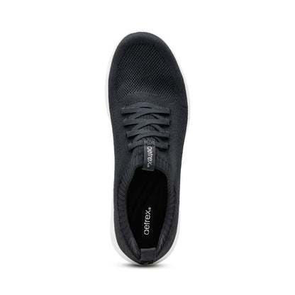 Aetrex Jocelyn Knit Slip-On Sneaker - Black