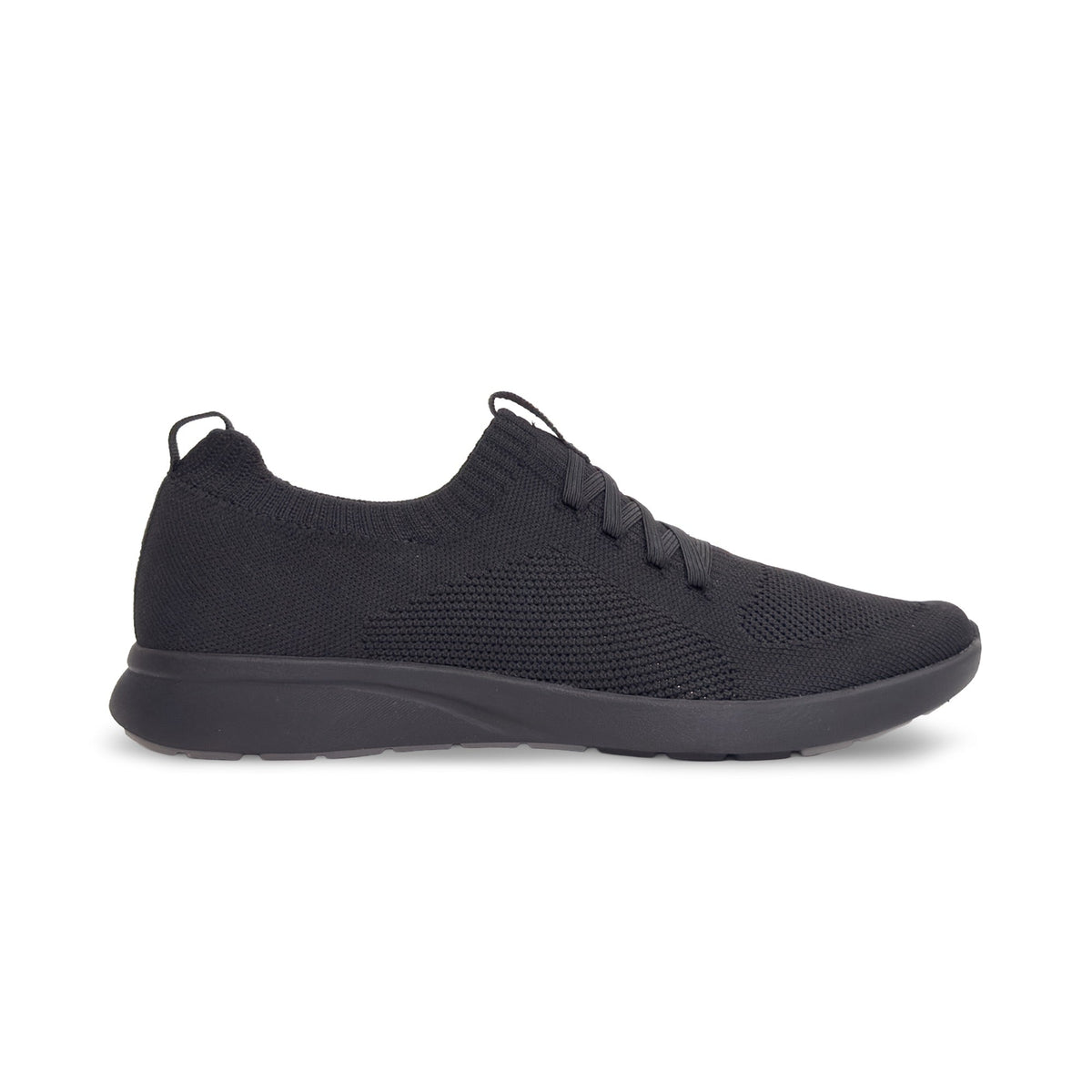 Aetrex Jocelyn Knit Slip-On Sneaker - Black/Black