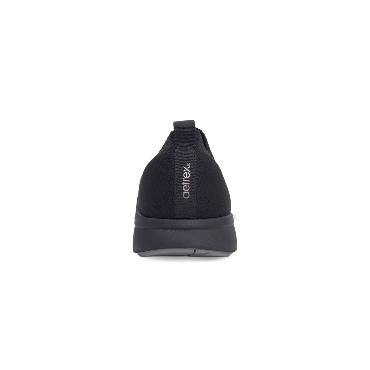 Aetrex Jocelyn Knit Slip-On Sneaker - Black/Black