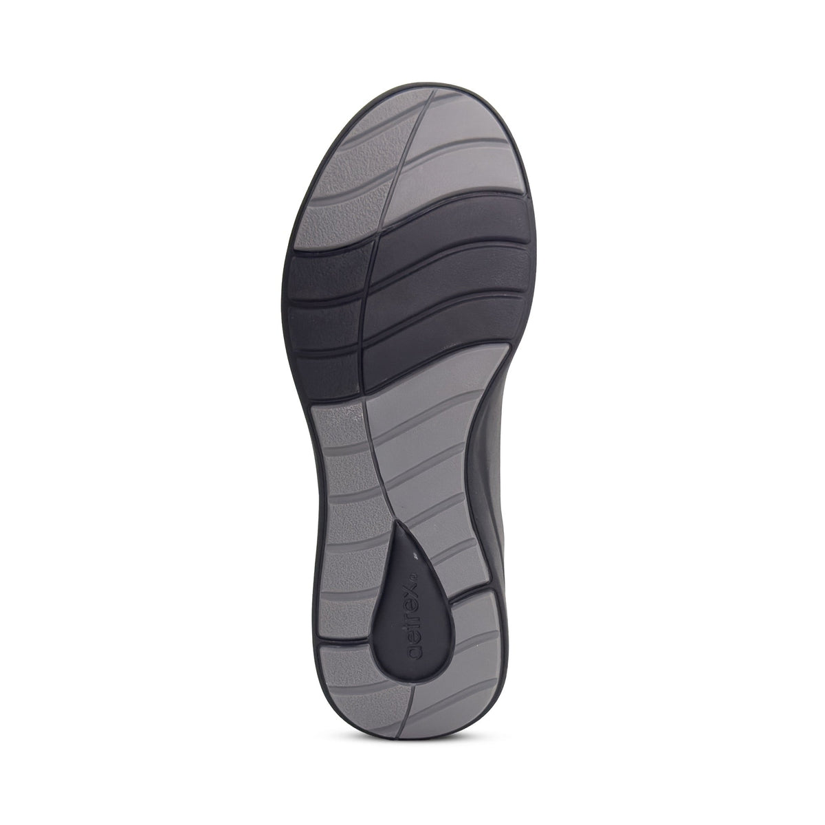Aetrex Jocelyn Knit Slip-On Sneaker - Black/Black