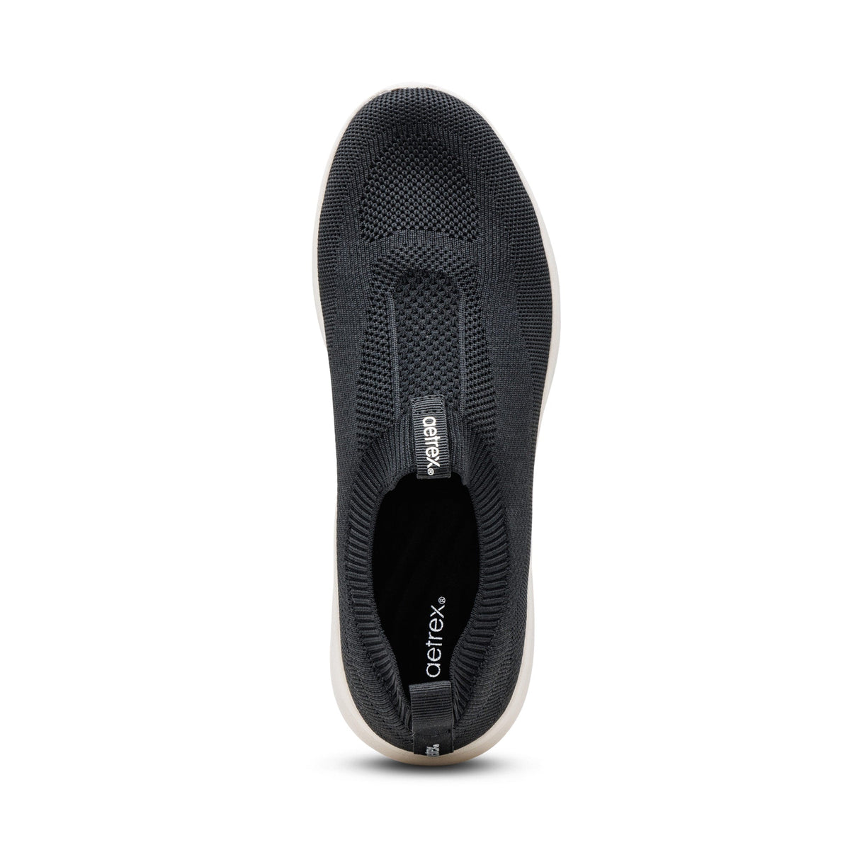 Aetrex Felicity Knit Slip-On Sneaker - Black