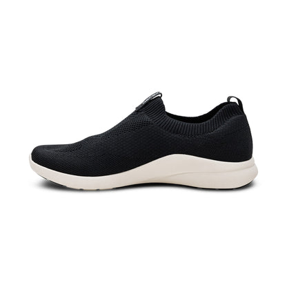 Aetrex Felicity Knit Slip-On Sneaker - Black