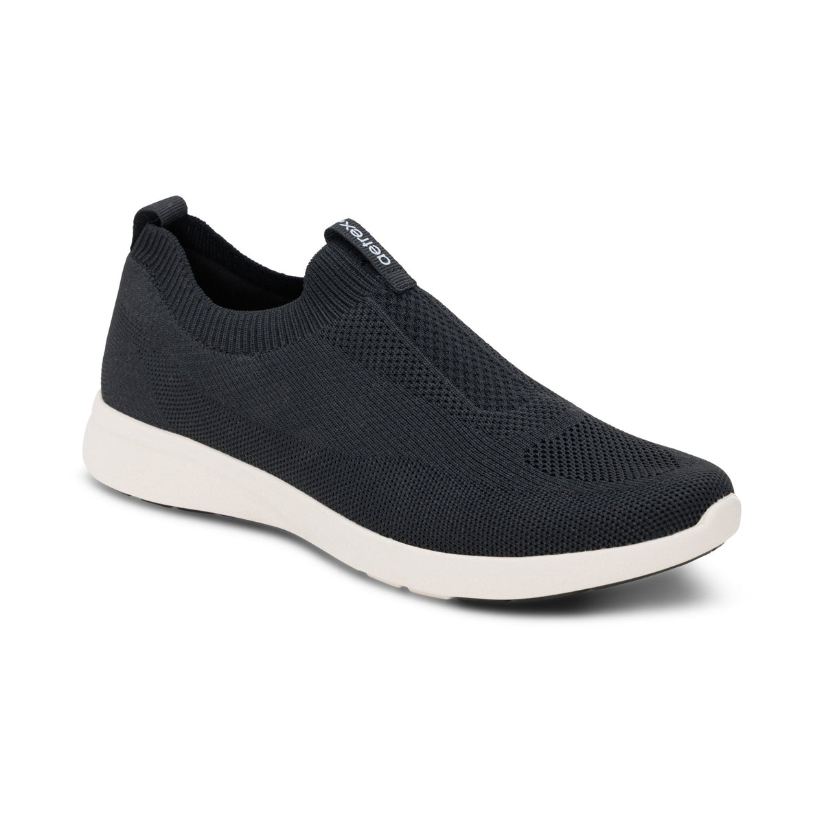 Aetrex Felicity Knit Slip-On Sneaker - Black