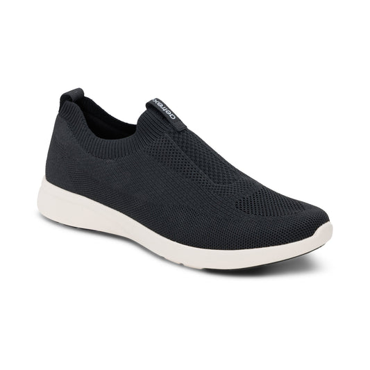 Aetrex Felicity Knit Slip-On Sneaker - Black