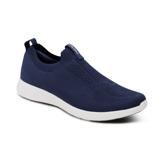 Aetrex Felicity Knit Slip-On Sneaker - Navy