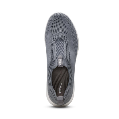 Aetrex Felicity Knit Slip-On Sneaker - Charcoal