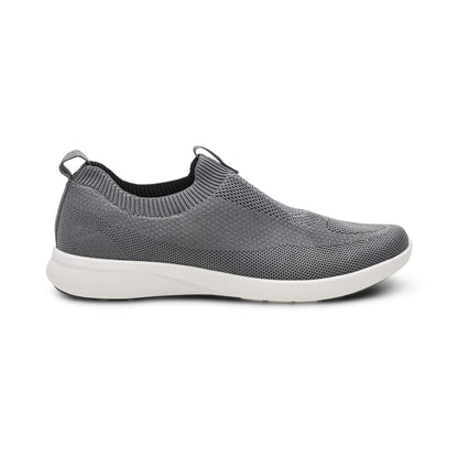 Aetrex Felicity Knit Slip-On Sneaker - Charcoal