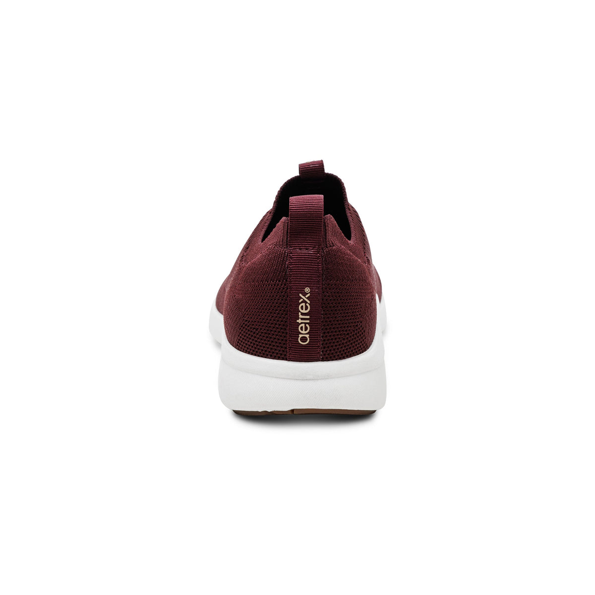 Aetrex Felicity Knit Slip-On Sneaker - Burgundy