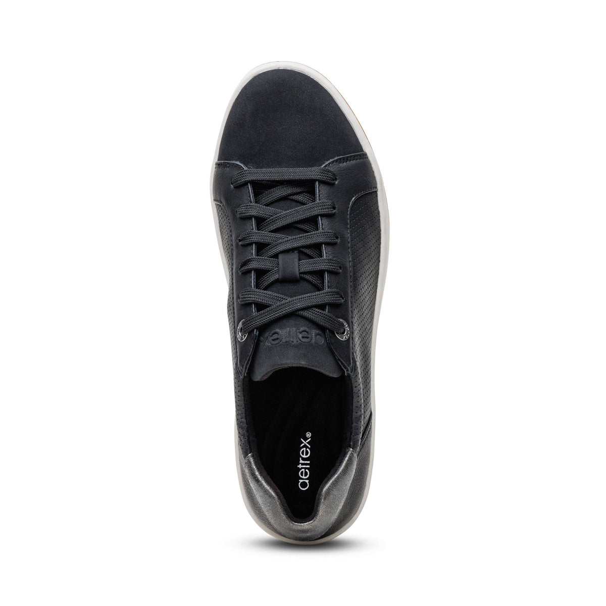 Aetrex Michaela Lace-Up Sneaker - Black