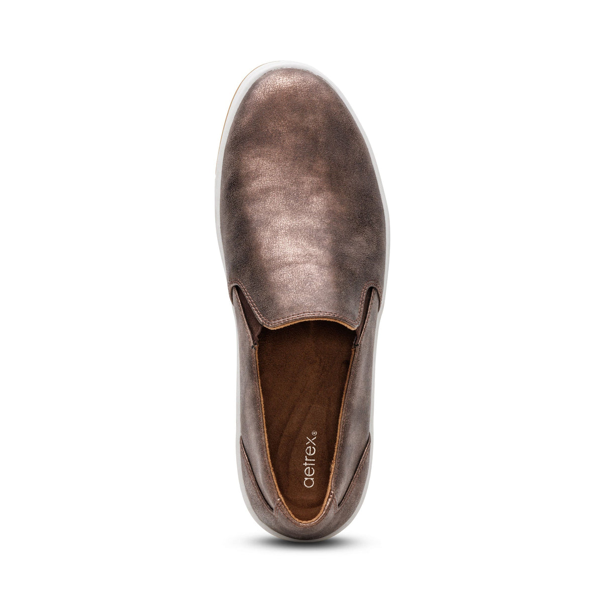 Aetrex Maeve Casual Slip-On - Bronze